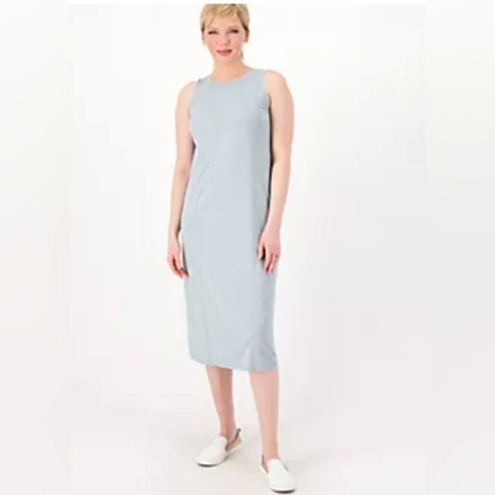 zuda Z-Cool Jersey Sleeveless Midi Dress
